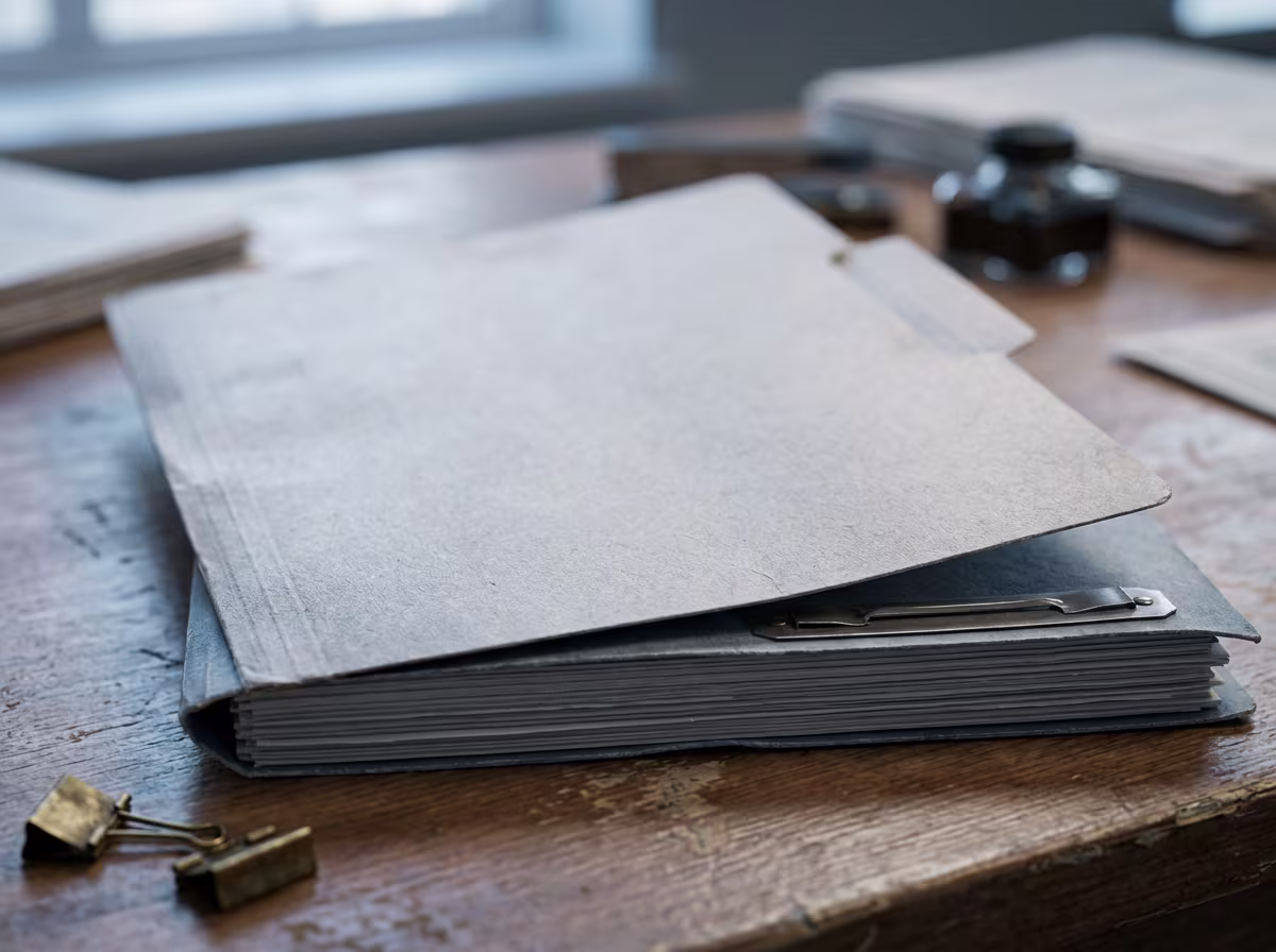 Stack of documents representing early stage eviction paperwork